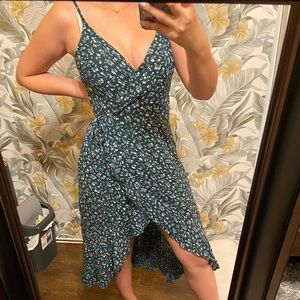 Floral Wrap Dress
